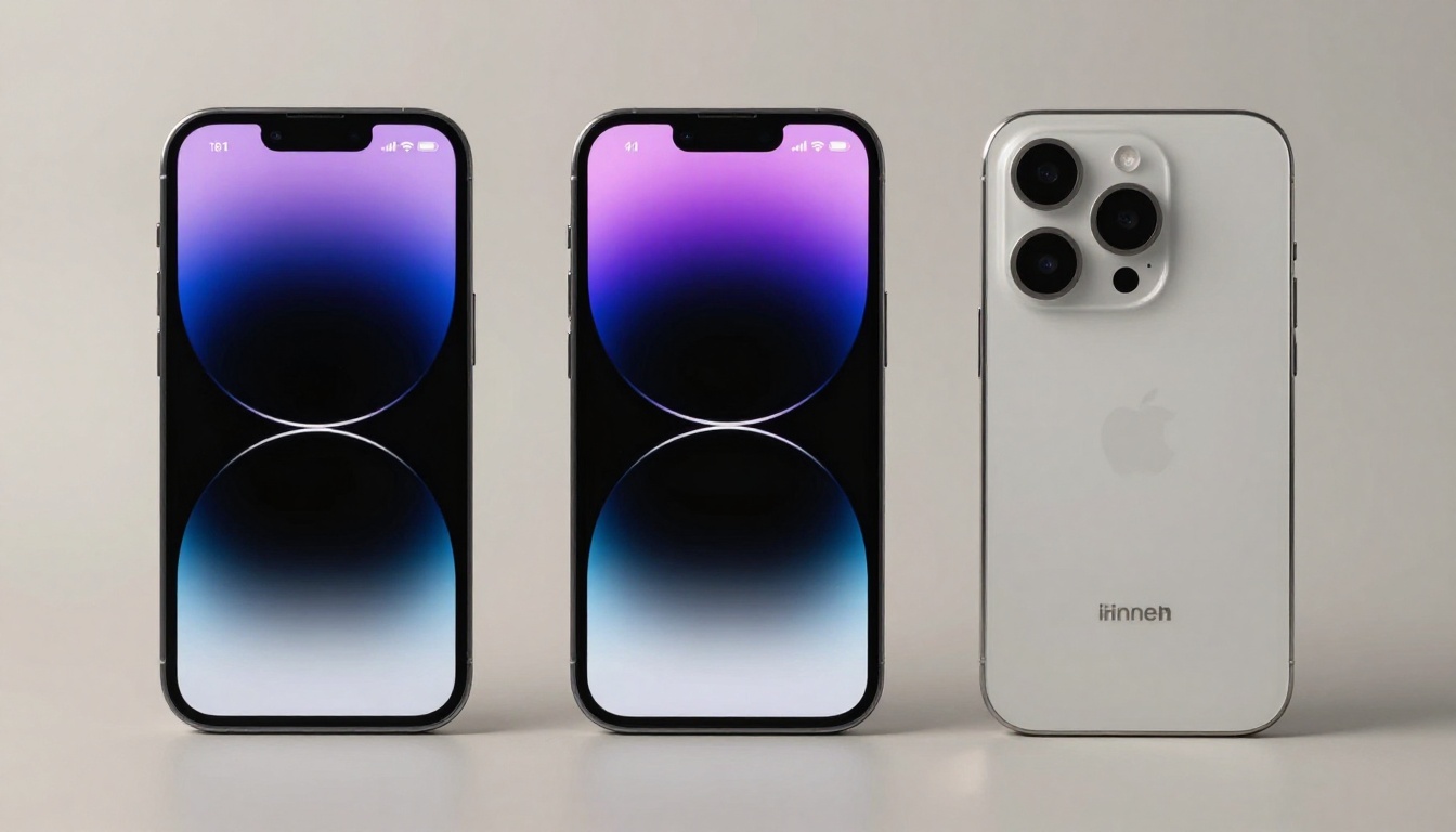 Comparison of three modern smartphones
