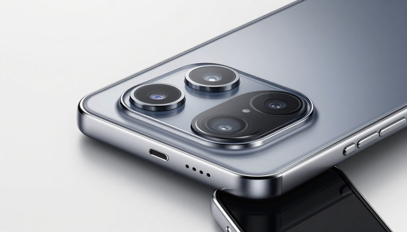 Triple-lens camera on a foldable iPhone