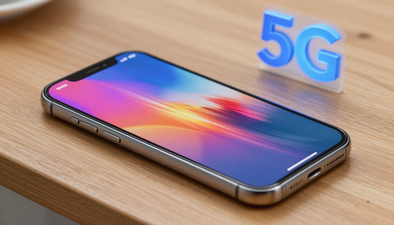 Phone streaming game with 5G network visualization