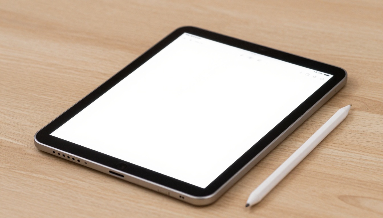 Tablet with professional app and stylus