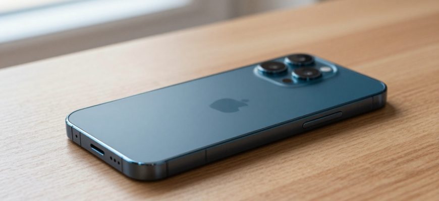 iPhone 17e with matte glass back in deep teal