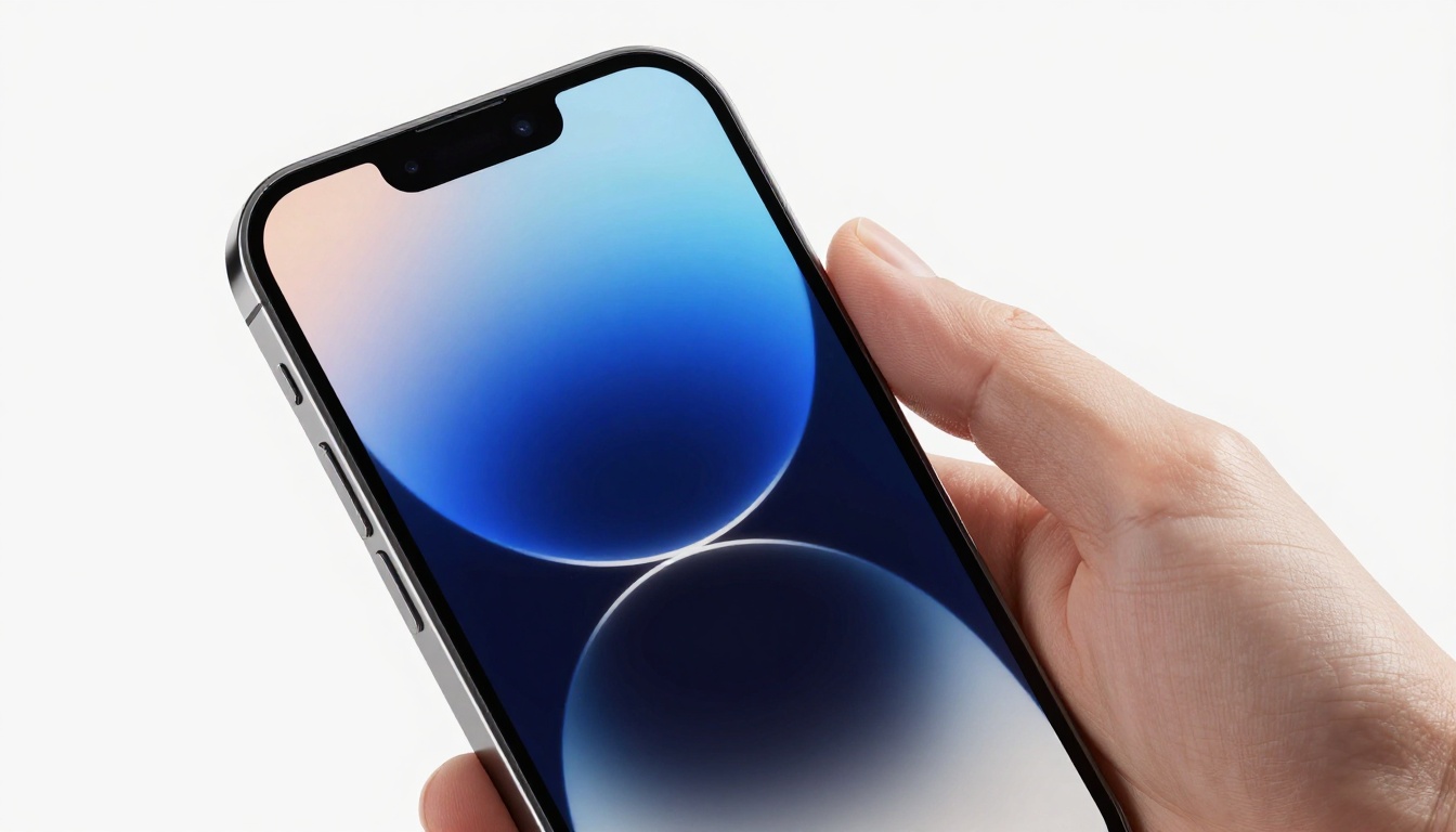 Smartphone with curved titanium frame and edge-to-edge display