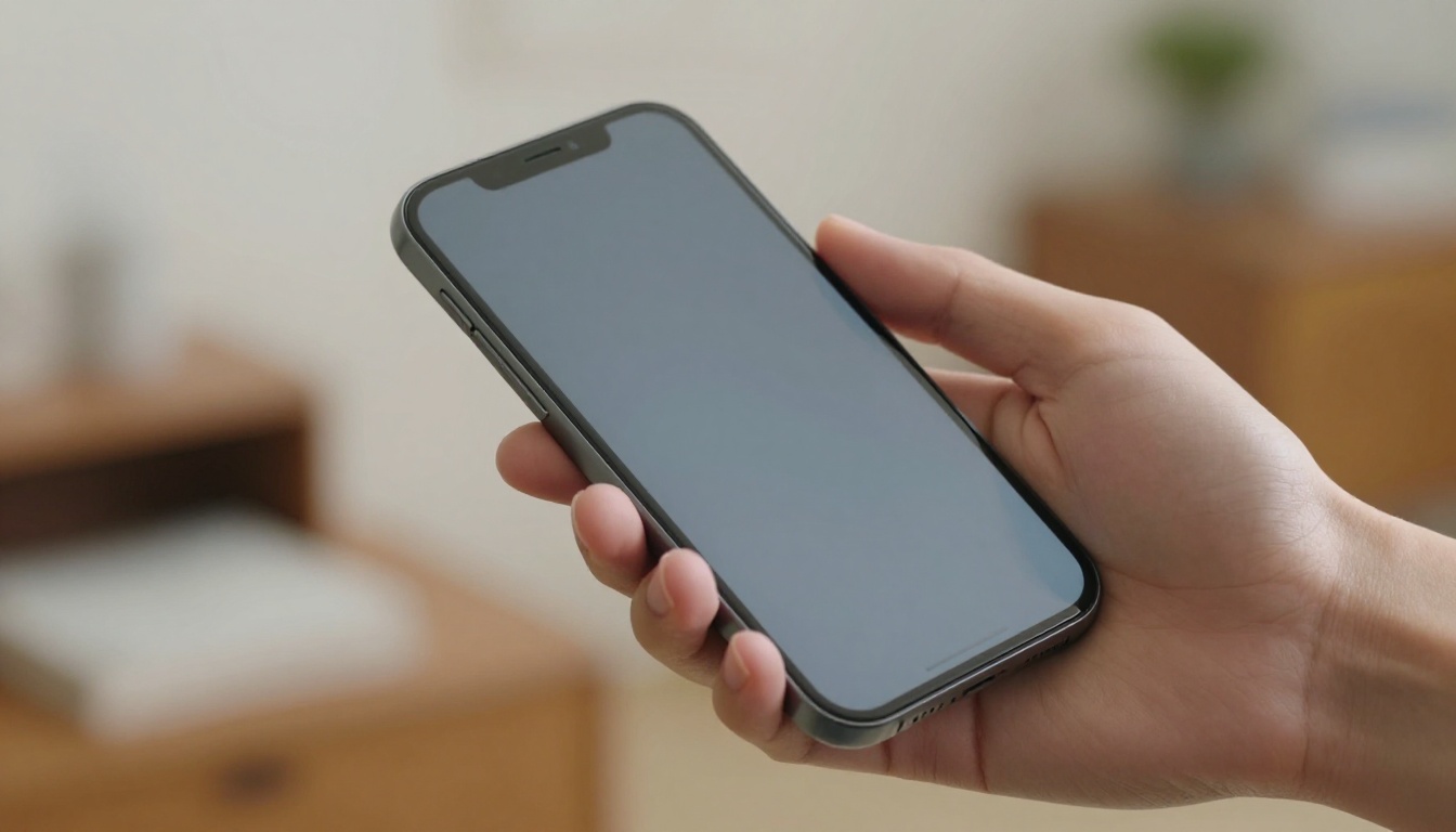 One-handed use of a small smartphone