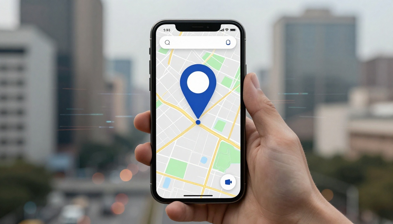 Phone tracking app with map and camera alert