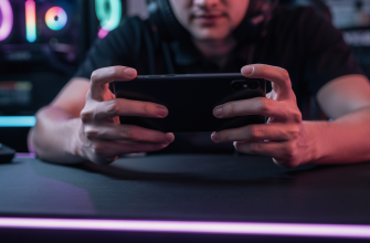 POCO F7 Pro gaming phone on a desk with RGB lights