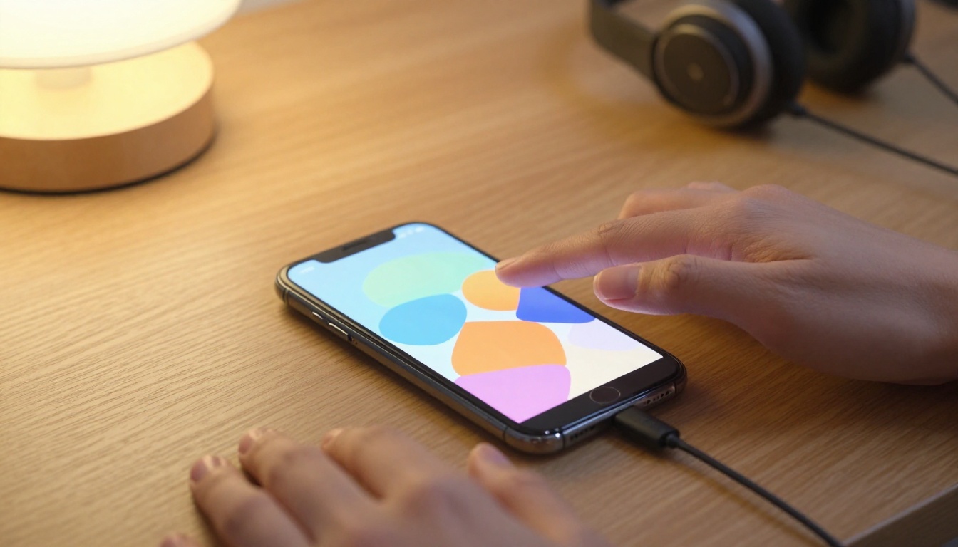 POCO F7 Pro software interface with headphone jack