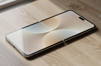 Samsung Galaxy Z Fold 8 Wide open on a table