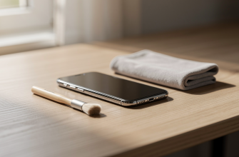 Smartphone on a desk with maintenance tools