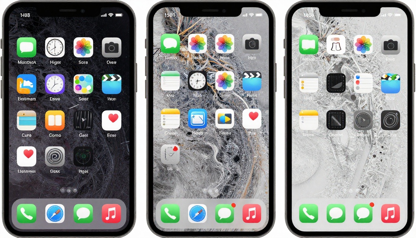 Smartphone screen cluttered with undeletable apps