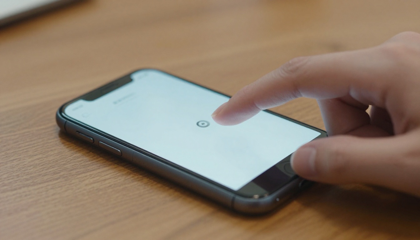 Smartphone vibrating loudly on a table
