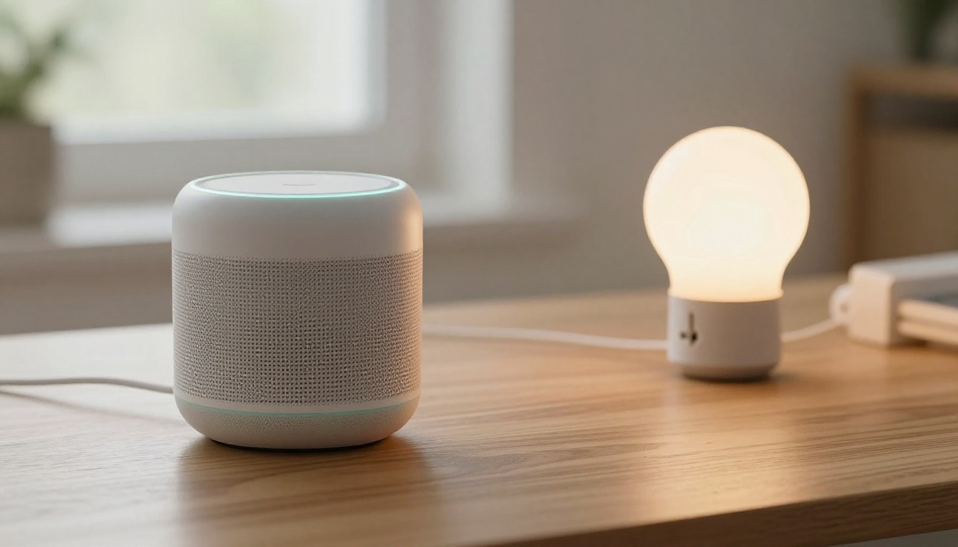 Three essential smart home devices on a table