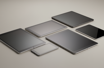 Various tablets displayed on a surface